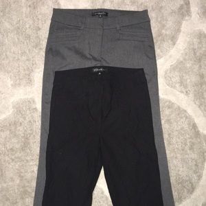 work/dress pants (heather grey and black)